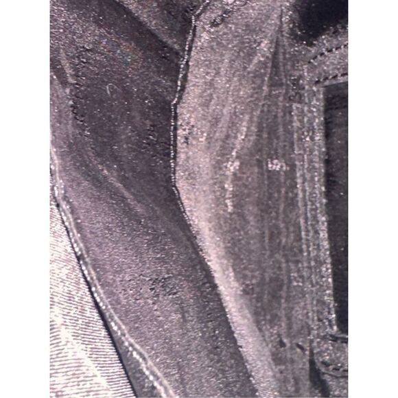 BEAUTIFUL UNIQUE GENUINE Leather Anuschka hand painted striped purse with floral - Picture 8 of 10